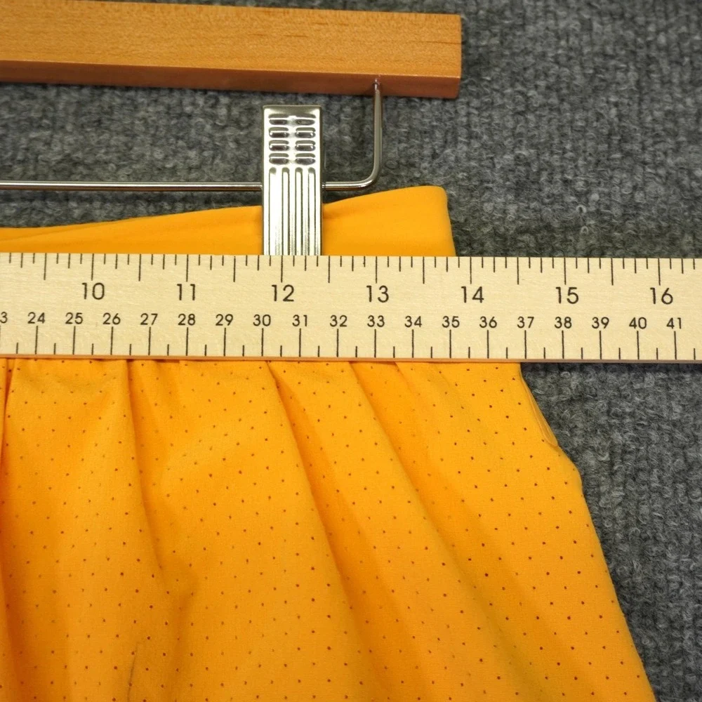 Lululemon Fast and Free Shorts Mens Medium Orange Perforated Lined Athletic Gym